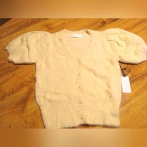 ASTR the Label Short Sleeve Cardigan Sweater NWT